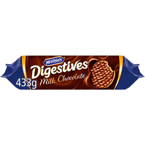 ( Pack Of 2) McVitie's Digestives Milk Chocolate Biscuits 433g
