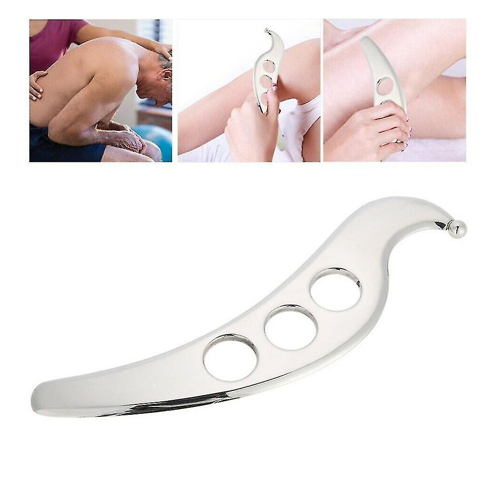 Stainless Steel Gua Sha Tool Manual Scraping Massager Physical Therapy Healthy Tool Myofascial Pain Release Tissue Mobilization