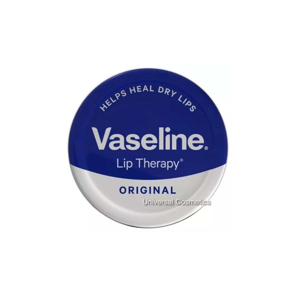 ((vaseline 20G Original)) Vaseline Lip Therapy Balm jelly Pocket Size Pots