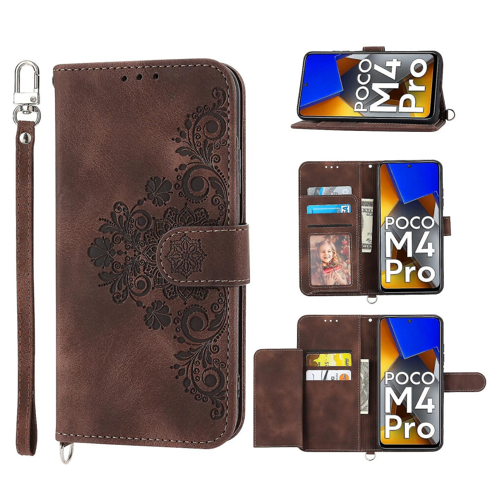 (Brown) Leather Case For Xiaomi Poco X4 Pro 5G Global Brown 8715748556932