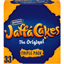 (Pack Of 6) McVitie's Jaffa Cakes Original Triple Biscuits x33