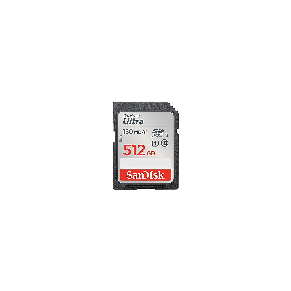 Sandisk Ultra SDXC UHS-I Class 10 (140MB/s) (512GB, SDSDUNC-512G-GN6IN)