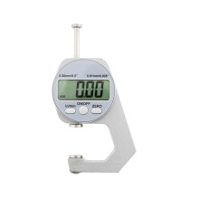 Digital Display Thickness Gauge Electronic Lcd Micrometer Metric Wall Thickness Measurement Tools 0-20mm Flat Head Style