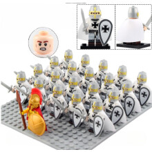 (21pcs-B) 21pcs  Medieval Roman Warriors Spartan Warriors Minifigures Kids Toys