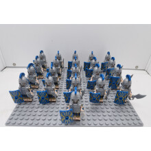 (21pcs-H) 21pcs  Medieval Roman Warriors Spartan Warriors Minifigures Kids Toys Fit Lego