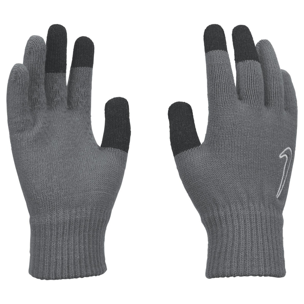 (S-M, Grey) Nike Childrens/Kids 2024 Knitted Gloves