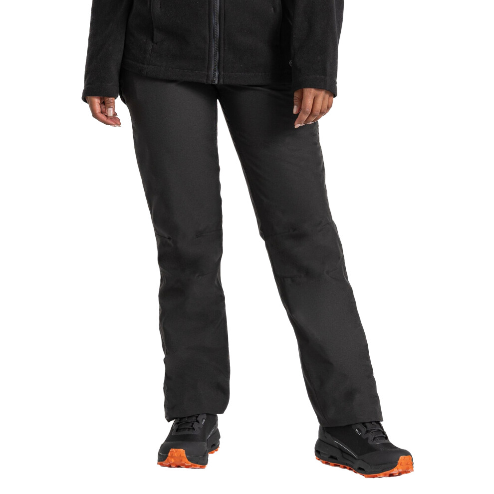 (8 UK, Black) Craghoppers Womens/Ladies Aysgarth II Thermal Waterproof Trousers