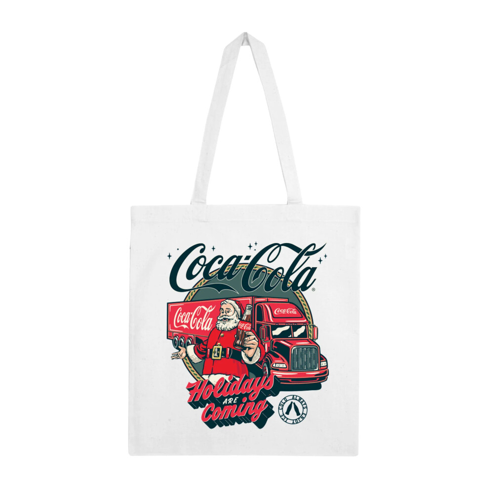 Coca-Cola Santa Claus Holiday Tote Bag