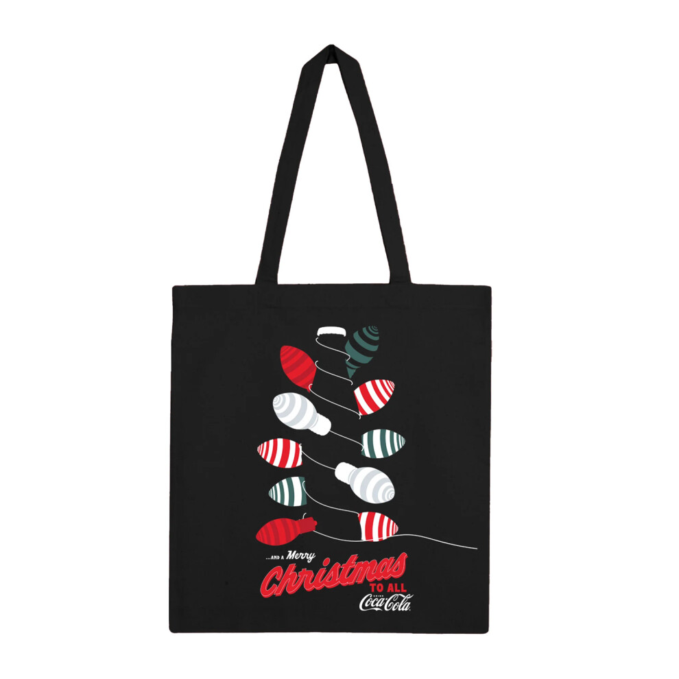 Coca-Cola Bottle Christmas Tote Bag