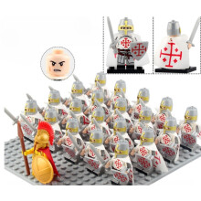 (21PCS-D) 21pcs Medieval Roman Warriors Spartan Warriors Minifigures Kids Toys