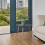 (Black, Small) Coffee Table, Small Side Table Living Room, Triangle Solid Wood End Table 5