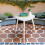 (White, Large) Coffee Table, Small Side Table Living Room, Triangle Solid Wood End Table 7