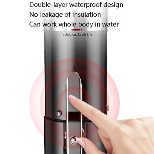 Electric Fish Scale Scraper Black Dual Battery 1