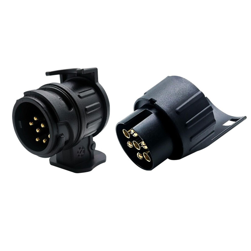 Trailer Adapter 7 To 13 Pin 12V 13 To 7 Pin Towing Hitch Car Caravan Electrical New 8715748575414