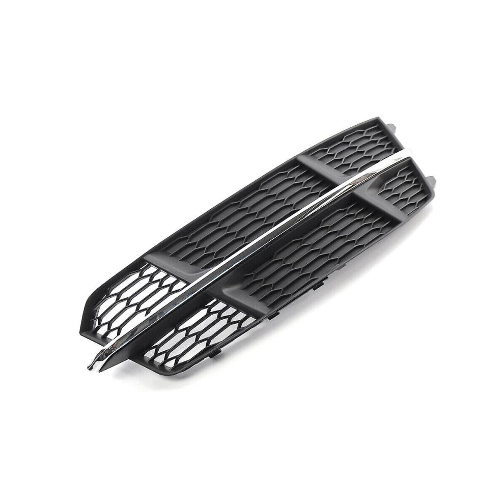 Right Front Lower Bumper Fog Grille Grill Cover 4G0807682an For A6 C7 2014-2018 Chrome Light/Black 8715748585185