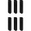 Nike (Black, Small) Nike Everyday Plus Cushioned Crew Socks 6 Pairs 5