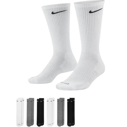 Nike (Multicolour, Small) Nike Everyday Plus Cushioned Crew Socks 6 Pairs 2