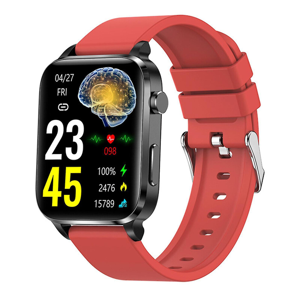 (Red) Suga Pro Smartwatch, Wolfnotch Diabetic Smartwatch