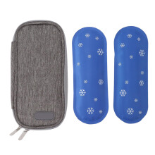 (Type 4) Insulin Cooler Cooling Case With 2 Ice Packs Portable Medical Cooler Insulation Bag For Outdoor Travel