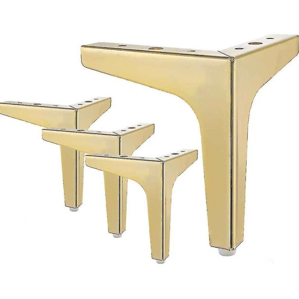 7 Inch Metal Furniture Legs, Set Of 4 Modern Iron Diamond Triangle Furniture Feet Diy 8994440168685
