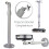 Universal 20-40cm Projector Ceiling Wall Mount Aluminium Bracket 15kg Capacity 1