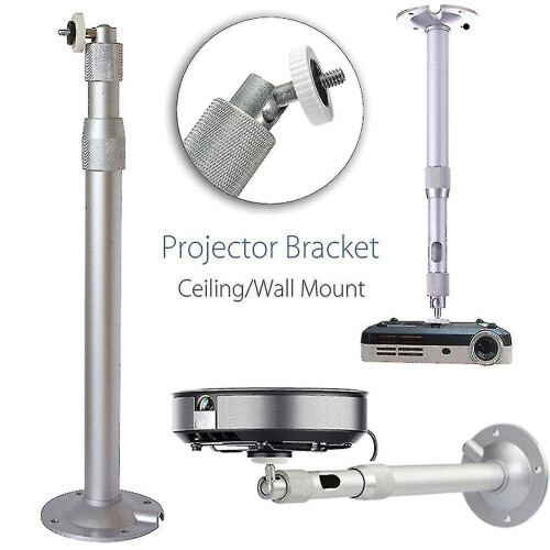 Universal 20-40cm Projector Ceiling Wall Mount Aluminium Bracket 15kg Capacity