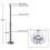 Universal 20-40cm Projector Ceiling Wall Mount Aluminium Bracket 15kg Capacity 3