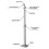 Universal 20-40cm Projector Ceiling Wall Mount Aluminium Bracket 15kg Capacity 5