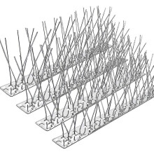 5 Strips Bird Spikes For Pigeons Small Birds,stainless Steel Bird Spikes -no More Bird Nests