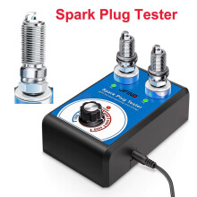 Spark Plug Tester Double hole Diagnostic Tool Car 12V Spark Tester 0-6000rpm Auto Engine Ignition Detector Tools