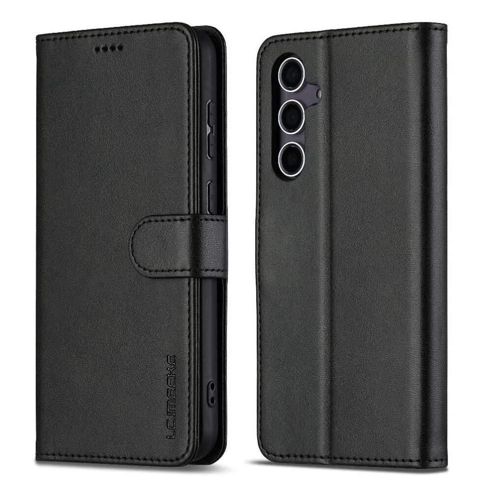(Black) Flip Case For Samsung Galaxy A36 5G Kickstand With Card Slot Pu Leather Black 764549245895