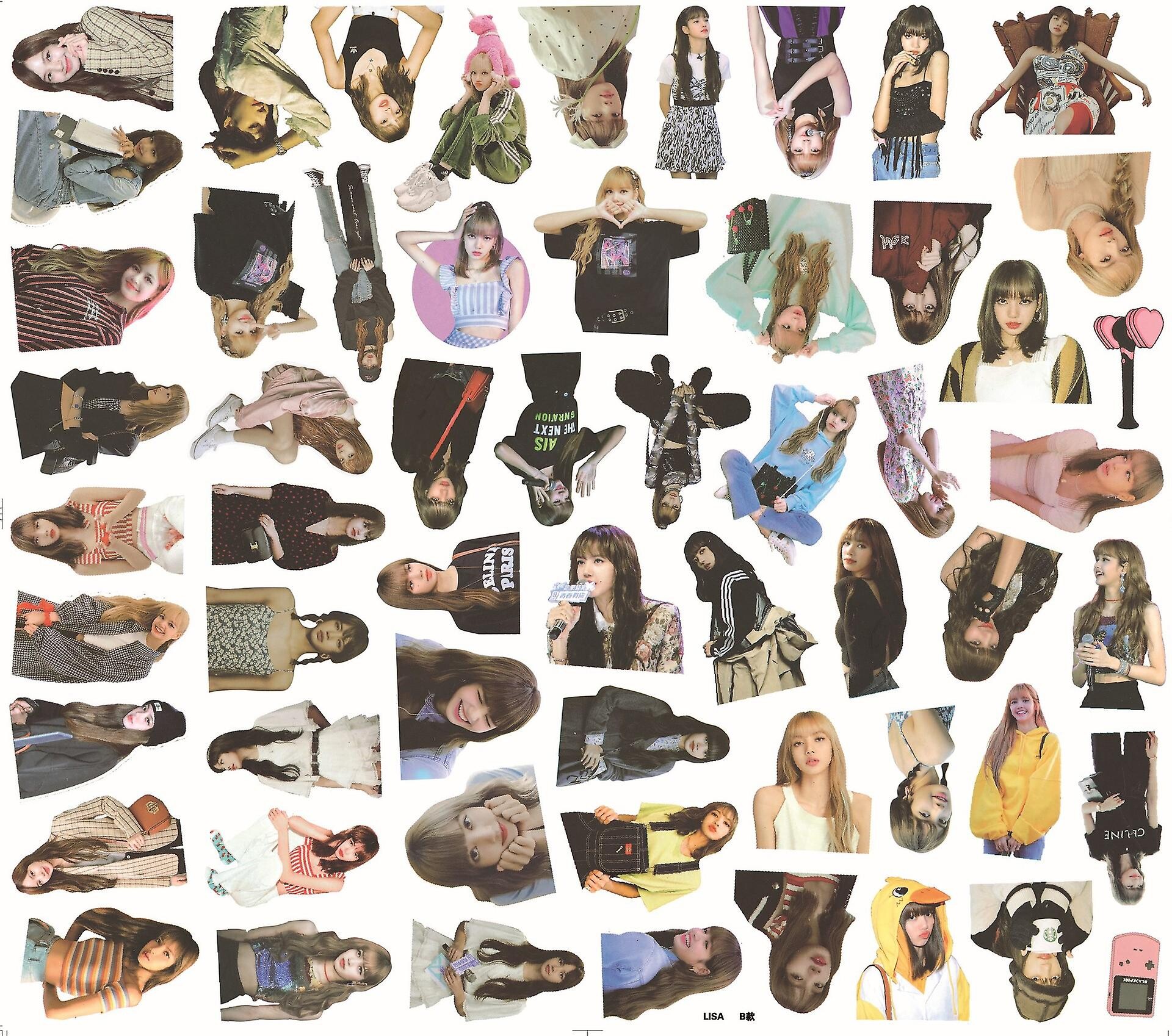 Mail Sticker Lisa (LISA) Blackpink Lisa Jennie Ros Jisoo Stickers 116 Pcs Mixed Sticker ...