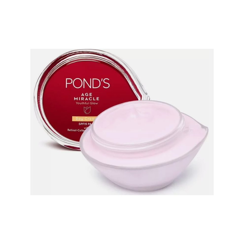 Pond's Age Miracle Wrinkle Corrector Day Cream Spf 18 Pa++ 50G With Retinol-C Complex For 24Hr Anti-Aging & Radiant Skin