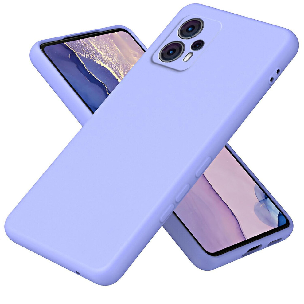 (Purple) For Motorola Moto G23 4G Bump Proof 2.2Mm Protective Cover Fiber Lining Tpu Phone Case Purple 8715748613291