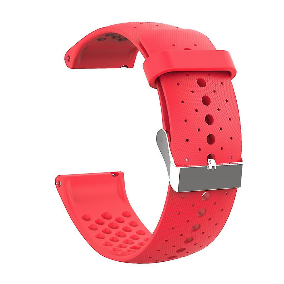 (Red) Adjustable Sports Watchband Strap For Polar For Vantage M Smart Watch Red 8994440186863