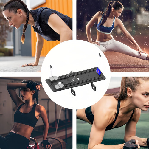 Multifunctional Ab Wheel Ab Exercise Board Automatic Rebound Roller pk 1
