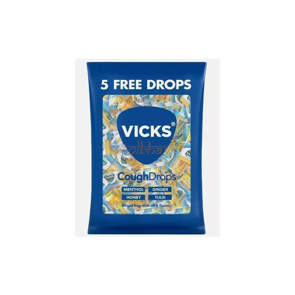 VICKS Cough Drops Candy For THROAT RELIEF | Menthol / Ginger - 125pcs