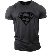 (Gray, S) Superman Vascular Gym Training Top