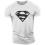 (White, L) Superman Vascular Gym Training Top 1