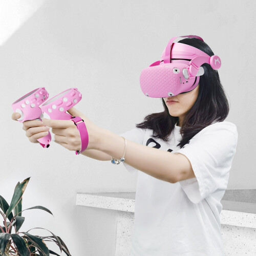 6 in 1 Adjustable Head Strap with Head Cushion for Oculus Quest 2 VR Accessories 1