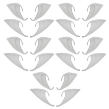 (White) Sinknap 10 Pairs Of Soft Latex Elf Ears Adorable Simple Operation Elf Ears For Cosplay Halloween Christmas Parties