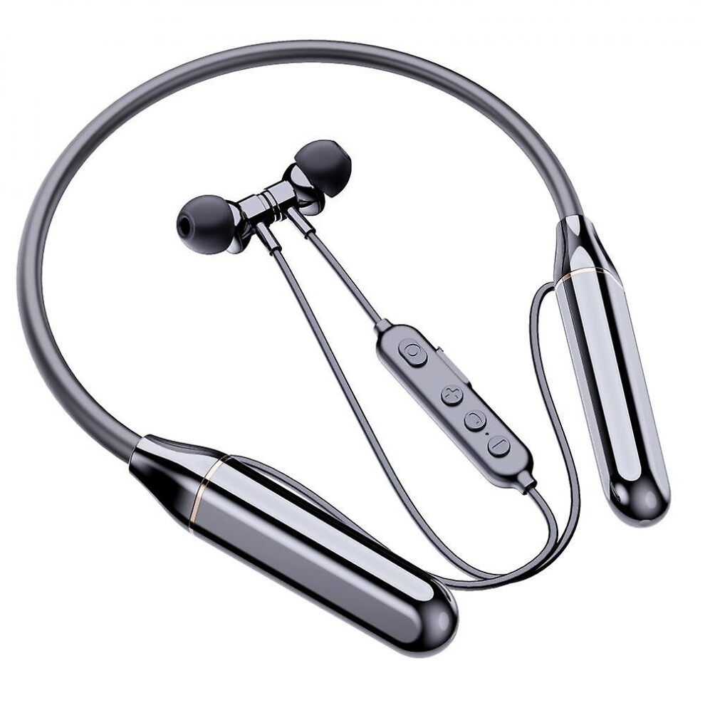 Neckband Bluetooth Headphones,Wireless Earphones With Microphone, Ipx5 Waterproof Sports Earphones, For Running And Listening To Music(Blackness) 8792504000496