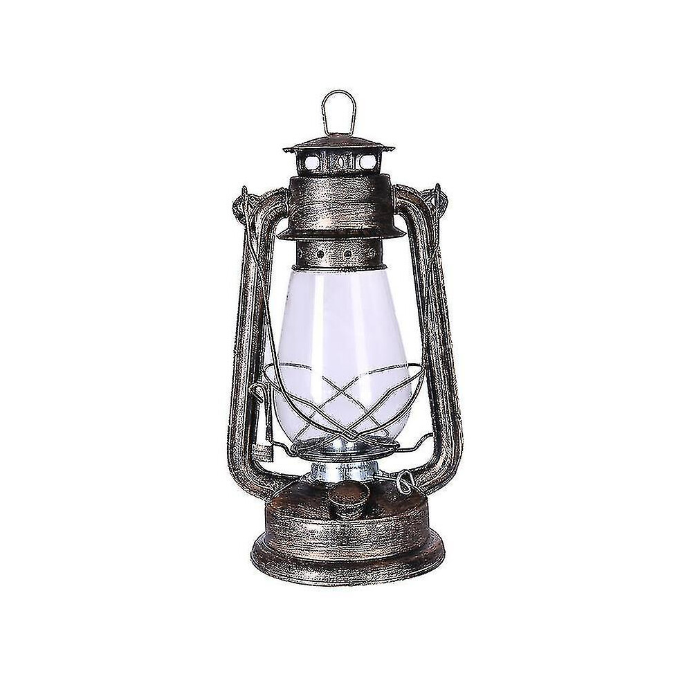 (Bronze) Retro Kerosene Lamp Retro Oil Lamps For Indoor And Outdoor Hanging Oil Lantern Oil Burning Lamp