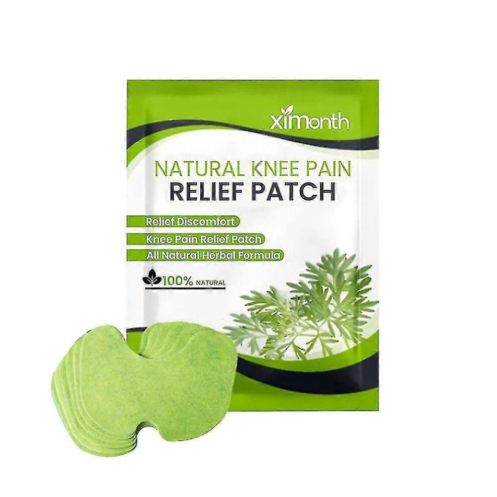 (5 Pack - 60pcs) Barsinfi Knee Pain Relief Patches, Knee Heat Patches,knee Cervical Plaster Warming Herbal Plaster Wormwood Heat Patches Relief Of Back, Neck, Shoulder