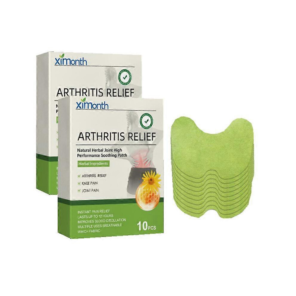 (2packs) Bone Joint Herbal Patches, Natural Formula Herbal Knee Patches, Long Lasting Relief Of Muscle Joint Herbal Heat Compress Knee Patches