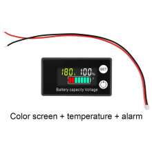 6133A Battery Capacity Indicator DC 8V to 100V Lead Acid Lithium LiFePO4 Car Motorcycle Voltmeter Voltage Gauge
