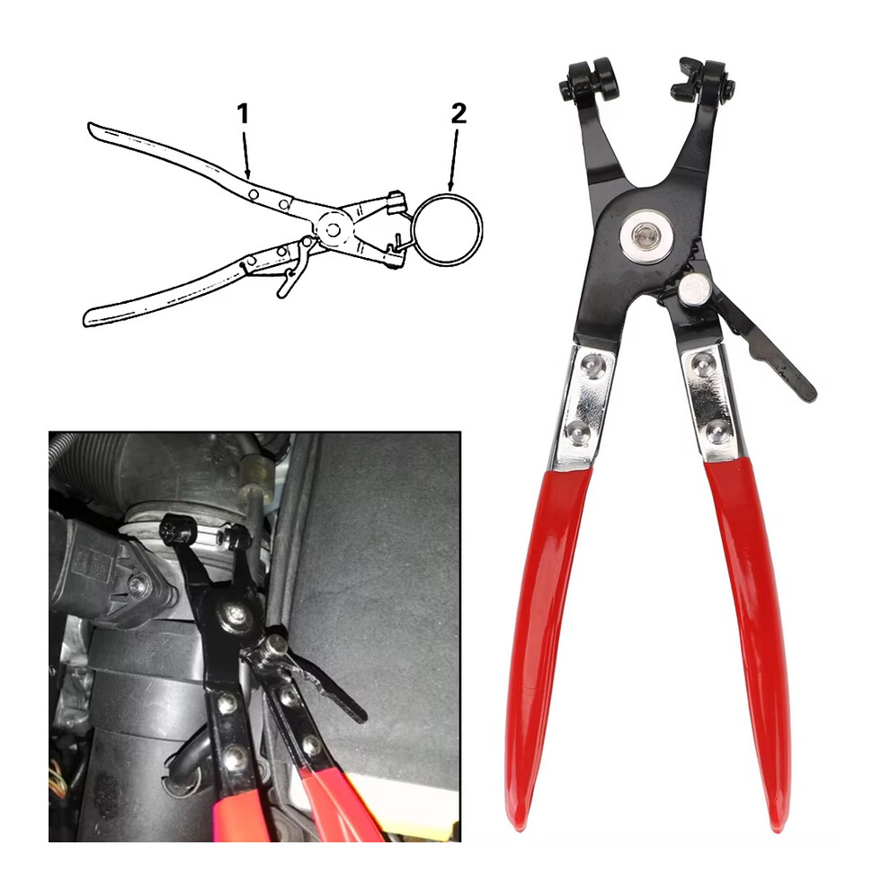 Auto Pliers Removal Tools For Water Pipe Hose Flat Band Ring Tube Clamps Repair Kit Motorcycle Truck Trailer Car Accessories 6928179842822