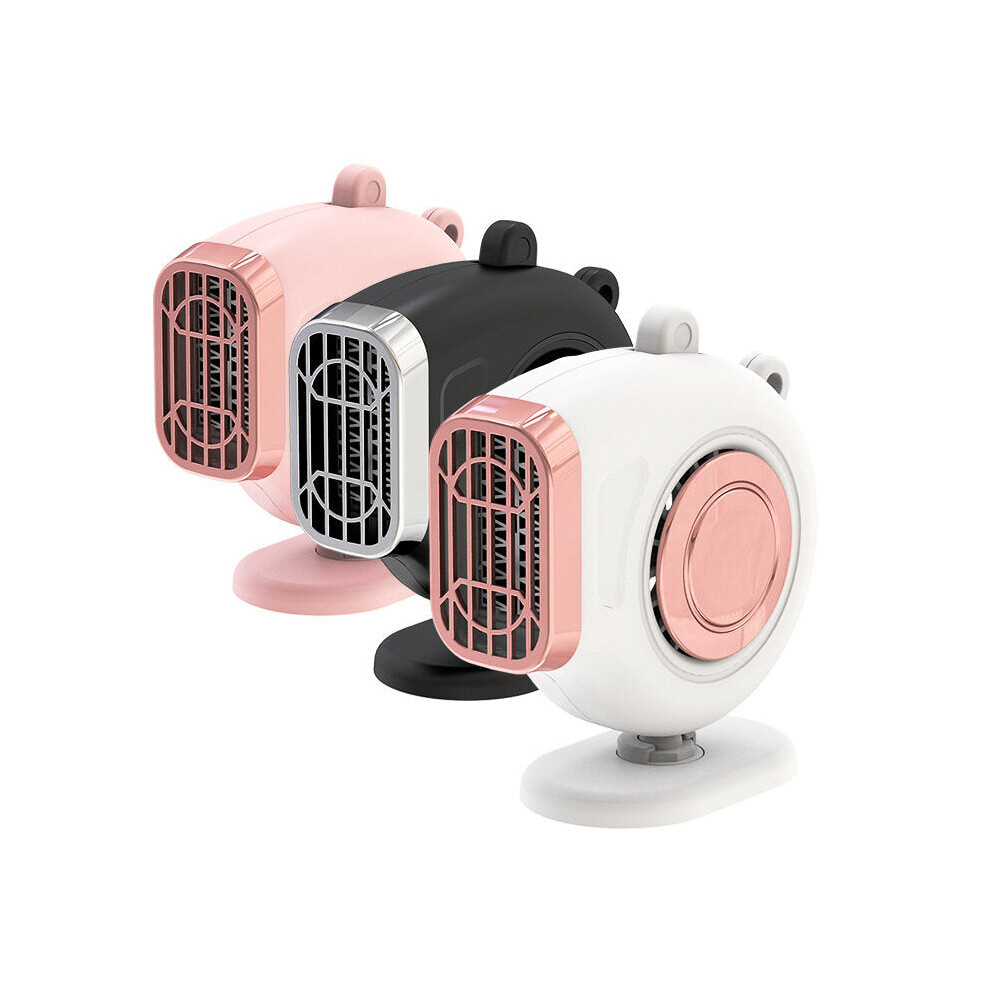 (, Front Seat) 120W Car Heater Defrosting Electric Heater Fan 360 Rotating Rapid Heating Car Pink 9499278685827