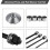 28PCS Universal Press & Pull Sleeve Bushing Installation&Removal Tool 9