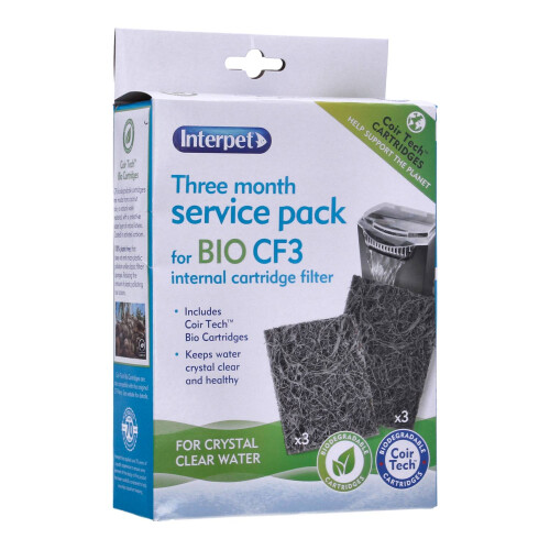 Interpet Internal Cartridge Filter Cf3 Three Month Service Kit